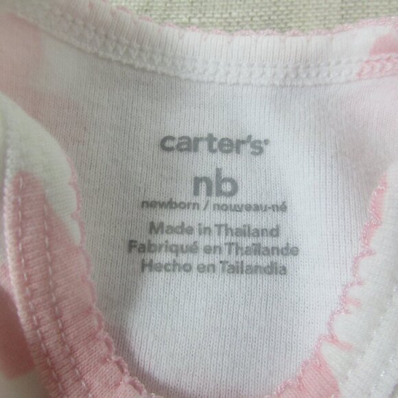 Lot of 3 Carter's Sleep & Play Sleeper Kids Newborn Multi Printed Snap Front - Picture 3 of 6